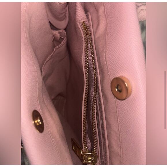 NWT BEBE Los Angeles Women's Evie Crossbody Satchel Bag Pearl Pink SAME DAY SHIP - Picture 6 of 8